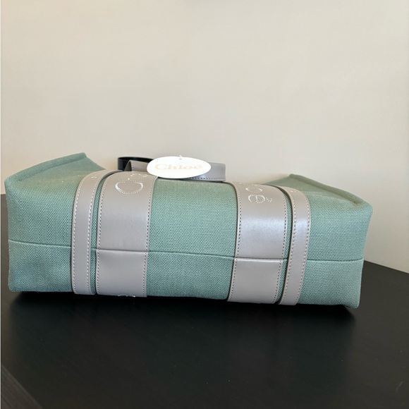 ✨NWT✨CHLOE MEDIUM WOODY TOTE (Green) - Picture 8 of 12